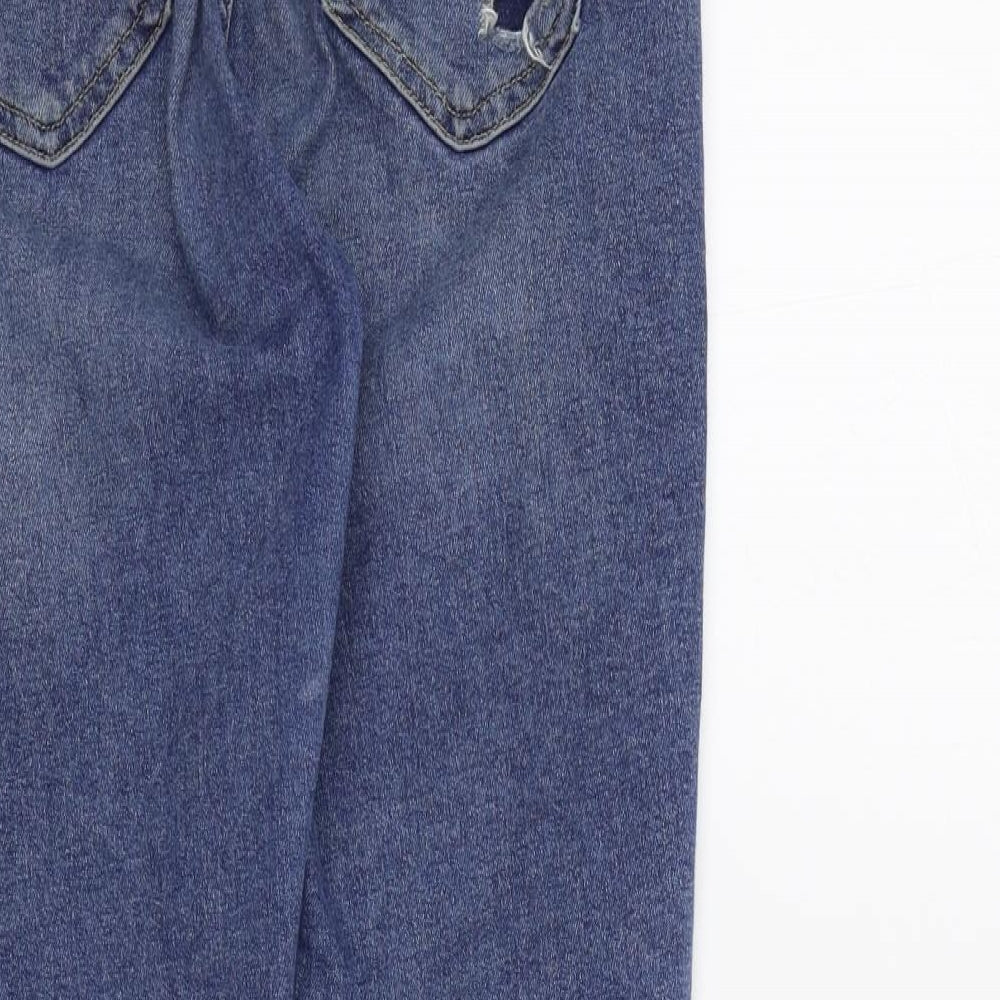 Topshop Womens Blue Skinny Jeans Size 30 in L26 in