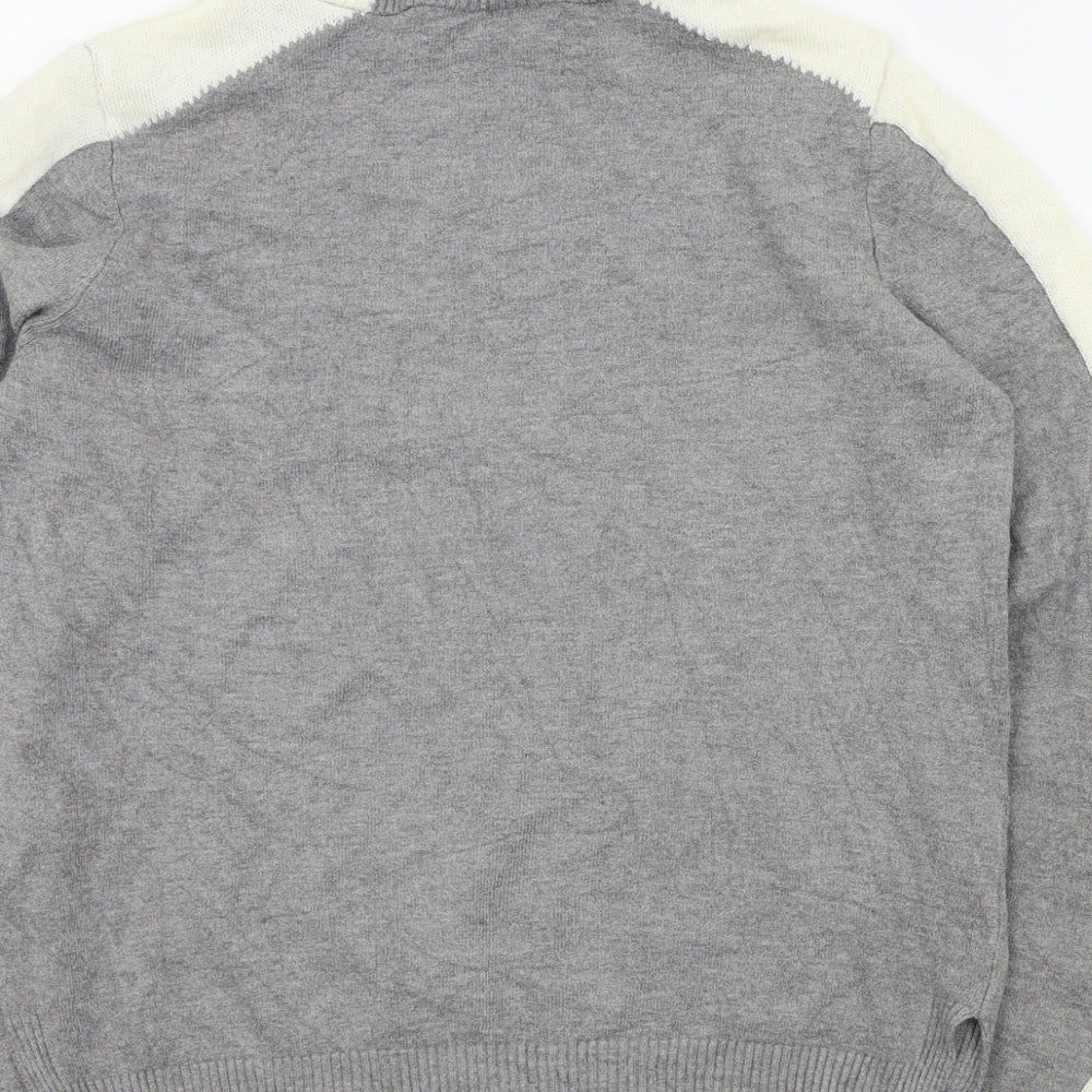 M&S Womens Grey Pullover Jumper Size S