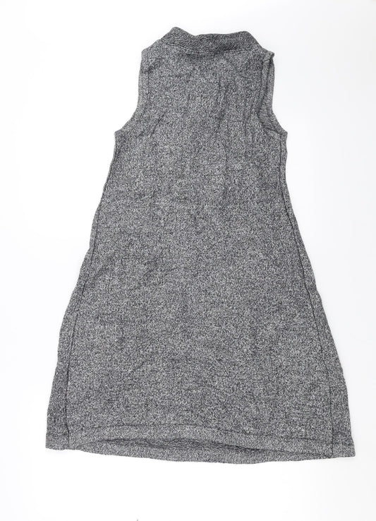 MITMAT MAMA Womens Grey Knit Jumper Dress Size S