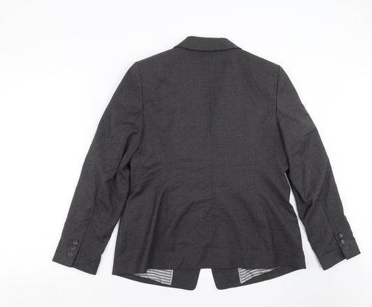 Marks and Spencer Womens Grey Jacket Suit Jacket Size 16