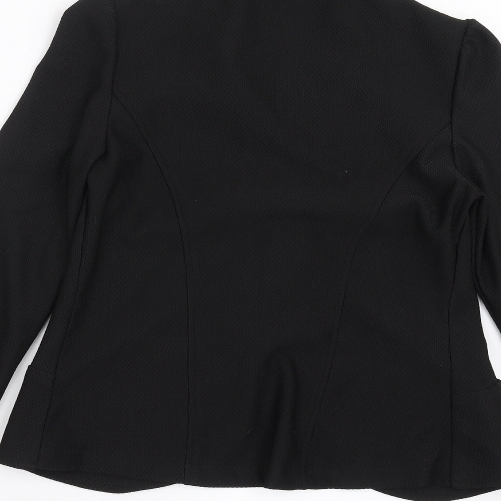 Boohoo Womens Black Jacket Size 10