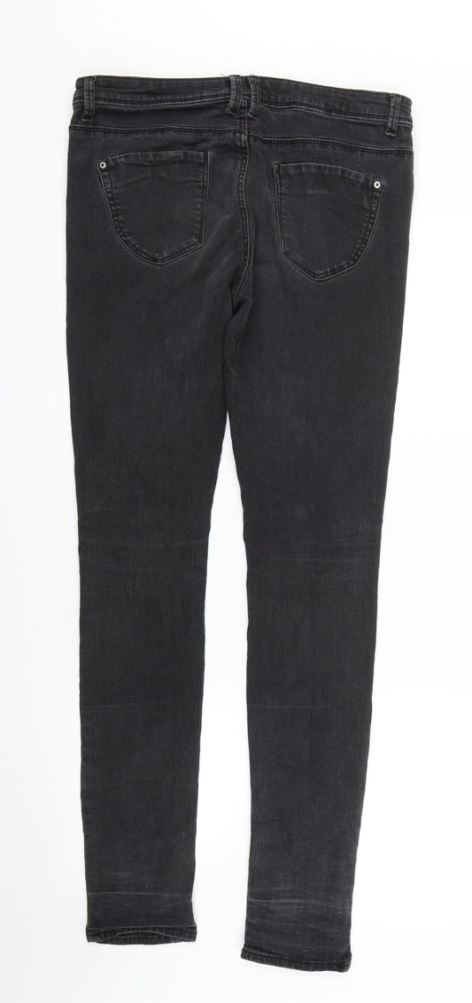 Denim co Womens Black Denim Jegging Jeans Size 14 L30 in