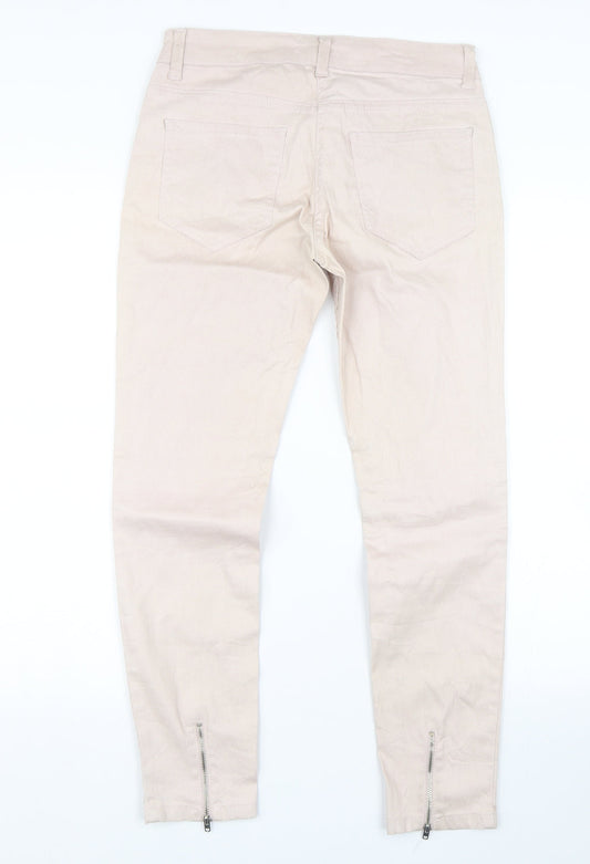 BE Beau Womens Pink Denim Skinny Jeans Size 10 L25 in