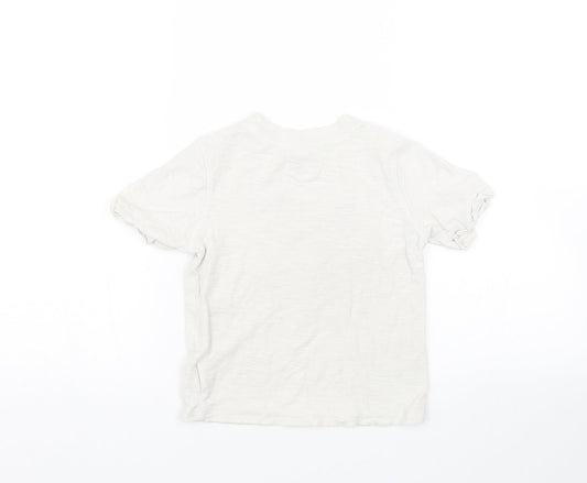Gap Boys White Basic T-Shirt Size 3 Years - Dog