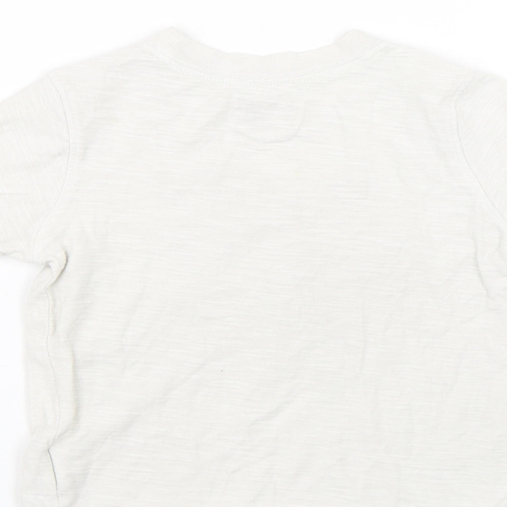 Gap Boys White Basic T-Shirt Size 3 Years - Dog