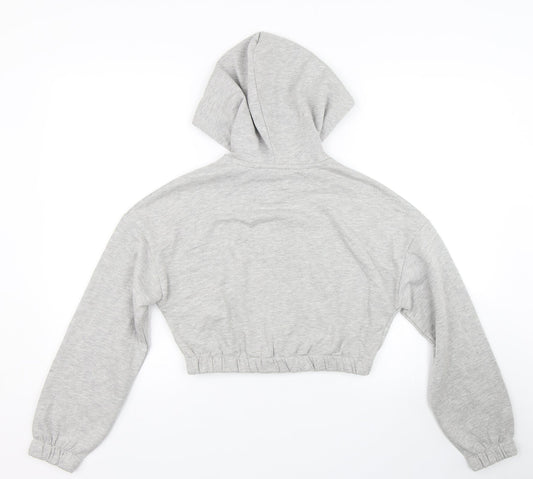 Wednesday Girl Womens Grey Full Zip Hoodie Size XS