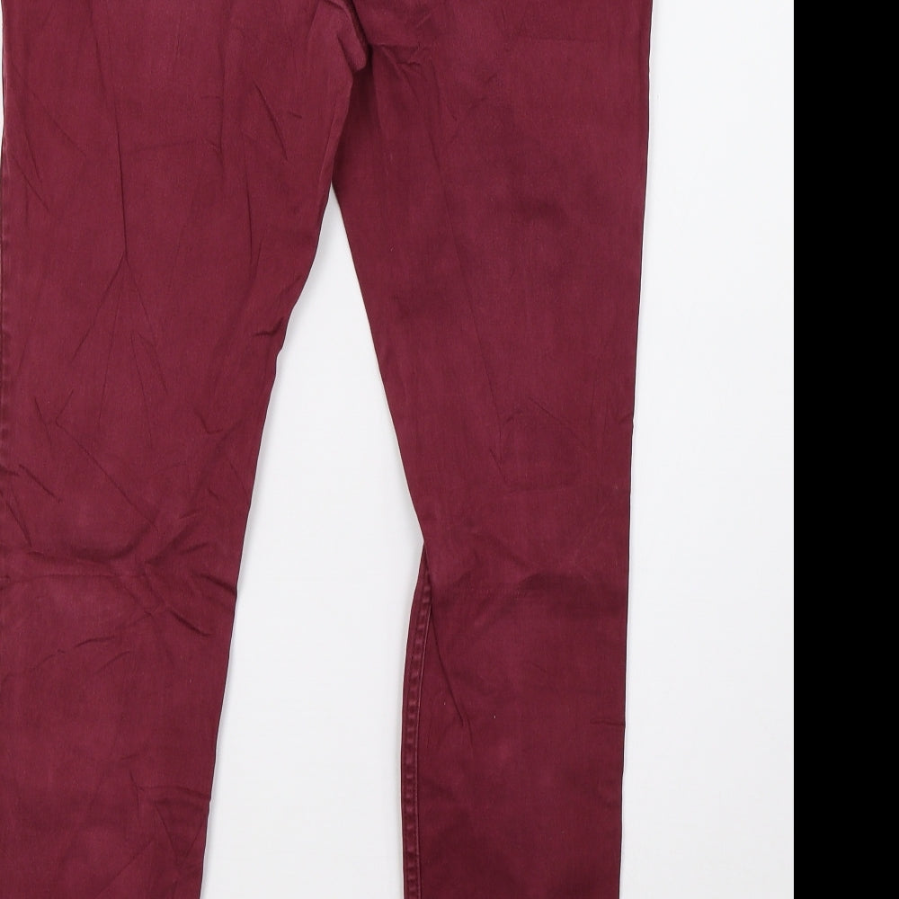 Hollister Womens Purple Denim Skinny Jeans Size 8 L28 in