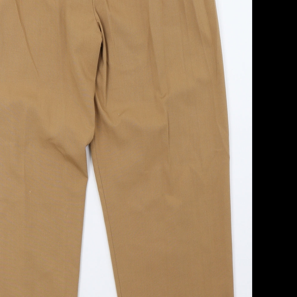 Preworn Womens Brown Trousers Size 10 L28 in
