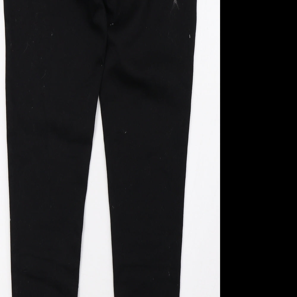 Preworn Womens Black Denim Skinny Jeans Size 10 L30 in