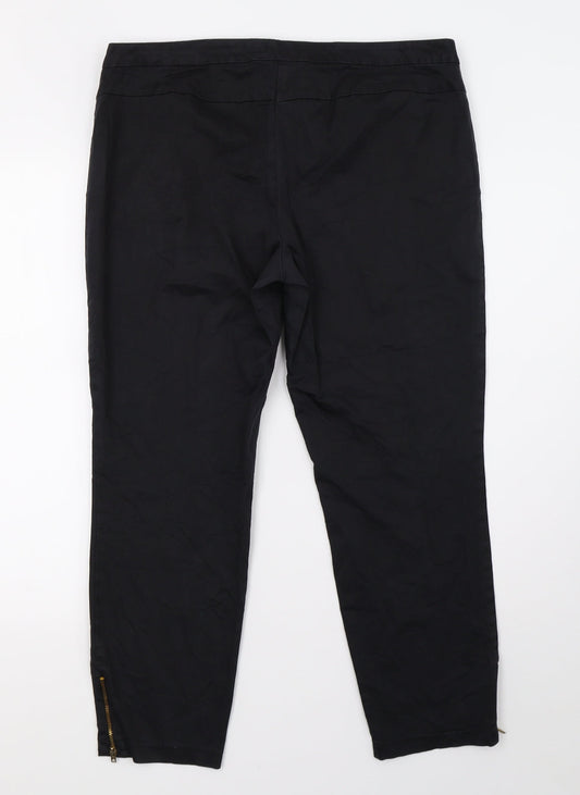 Promod Womens Black Straight Jeans Size 14 L28 in