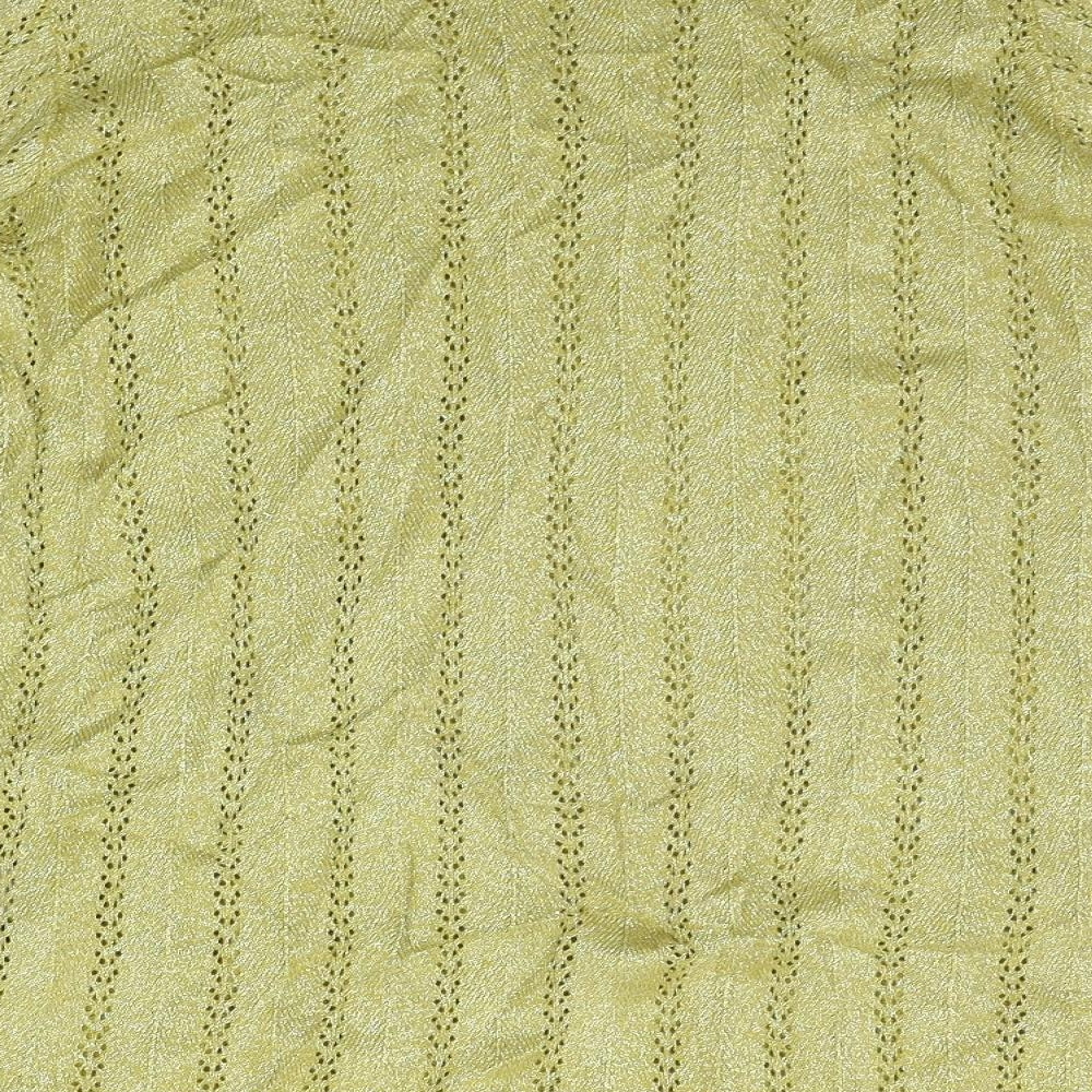 Marks and Spencer Womens Yellow Pullover Jumper Size 16