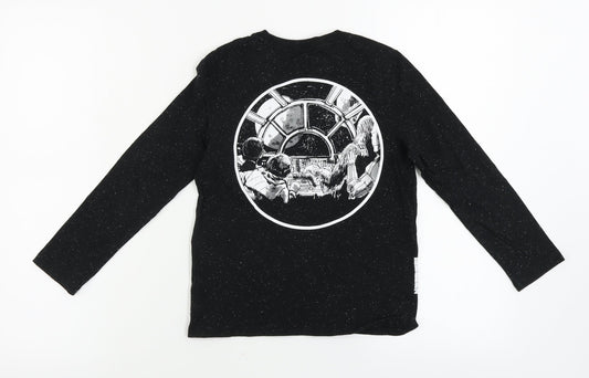 Gap Boys Black Basic T-Shirt Size S