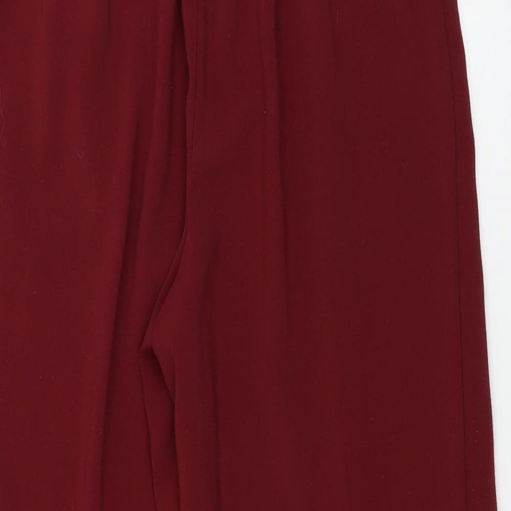 New Look Womens Purple Trousers Size 6 L22 in