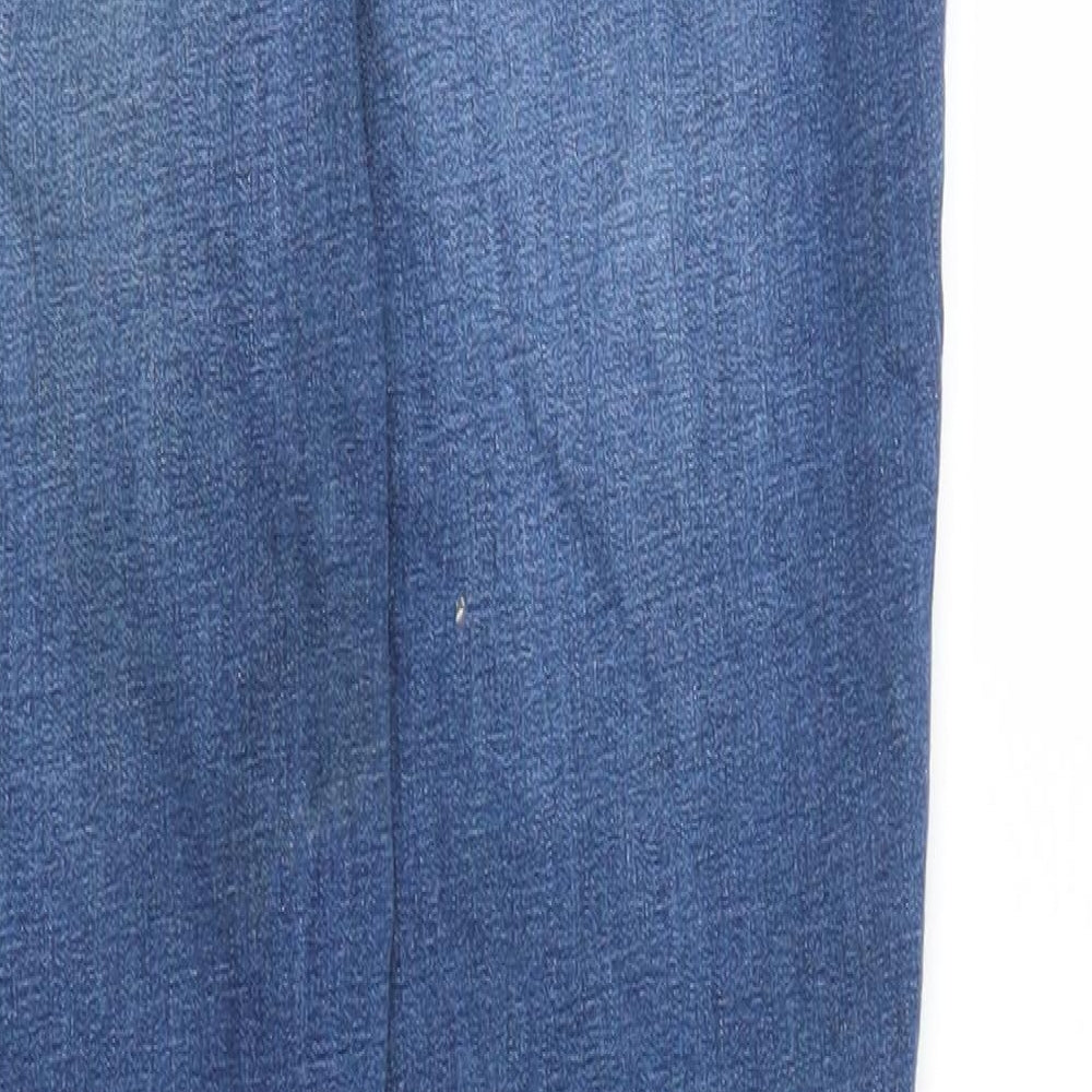 River Island Girls Blue Ramie Skinny Jeans Size 12 Years