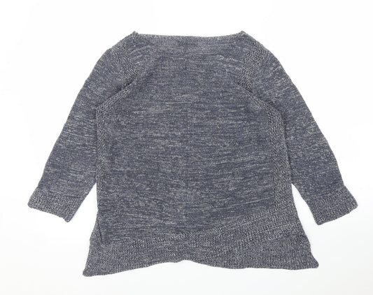 M&S Womens Grey Basic Blouse Size 10