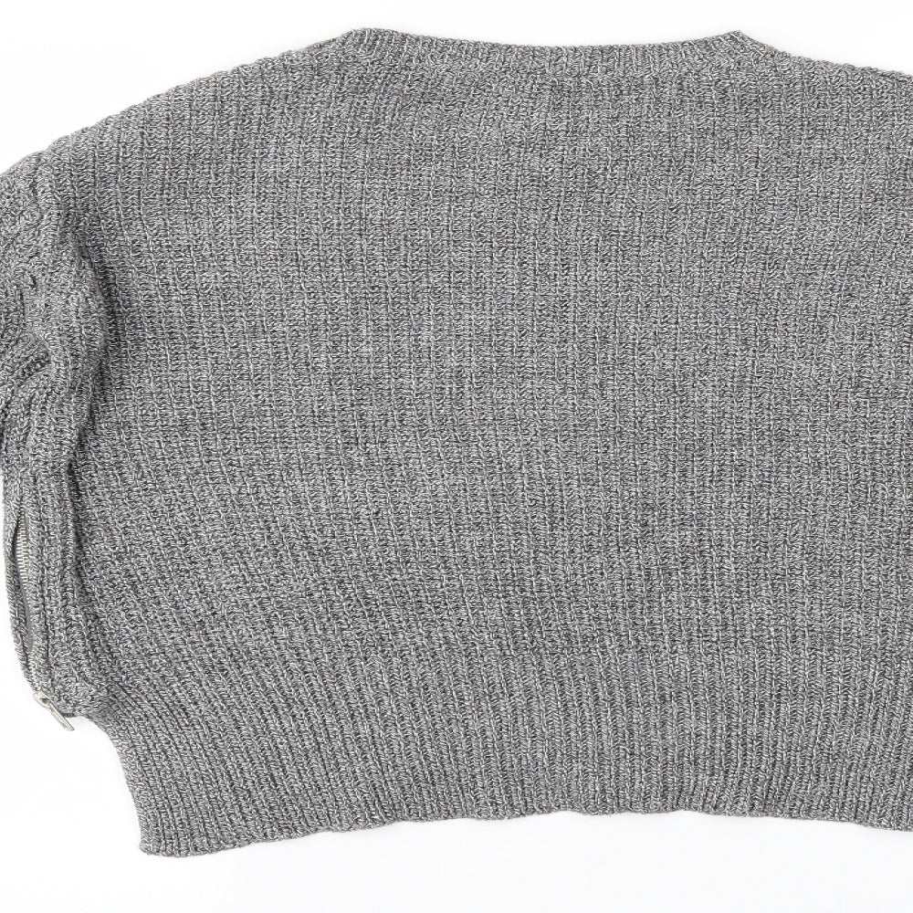 H&M Womens Grey Pullover Jumper Size S
