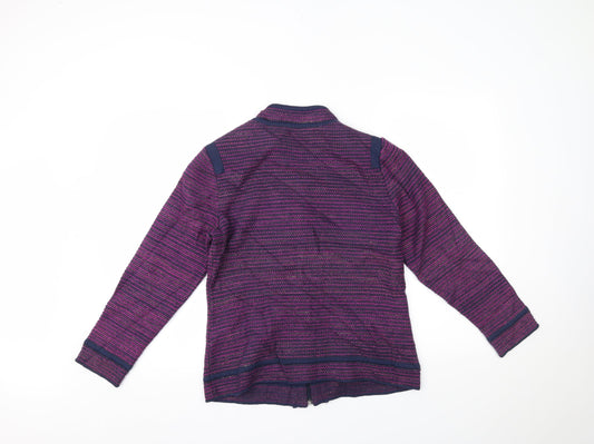 LUCIA Womens Purple Jacket Size 14