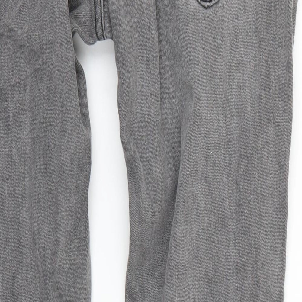 Preworn Mens Grey Skinny Jeans Size M L28 in