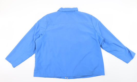 B&M collection Womens Blue Jacket Coatigan Size XL