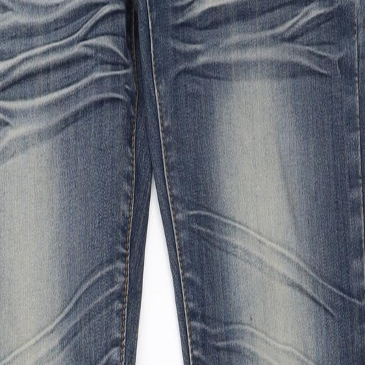 Redseven Womens Blue Denim Straight Jeans Size 29 in L32 in