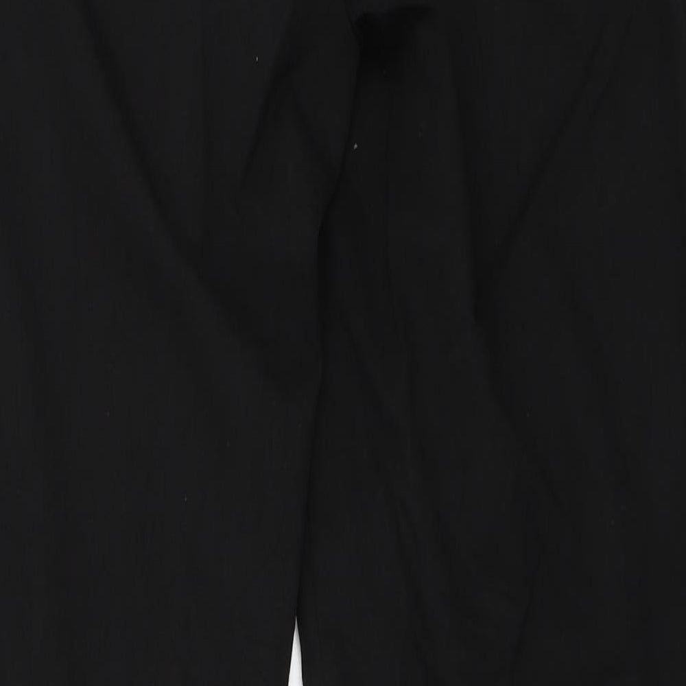 TU Womens Black Trousers Size 12 L29.5 in