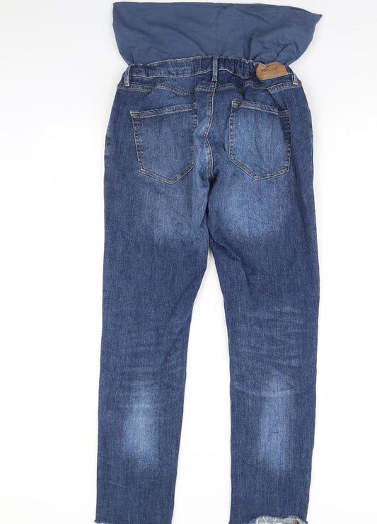 Preworn Womens Blue Denim Straight Jeans Size 32 in L32 in