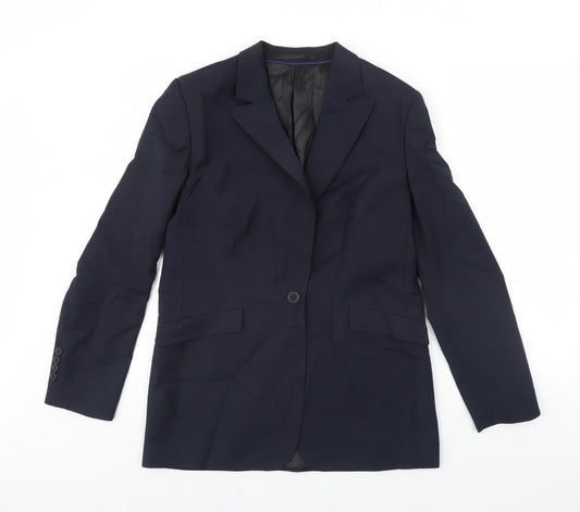 Wardrobes Womens Blue Jacket Blazer Size 36 - Shoulder Pads