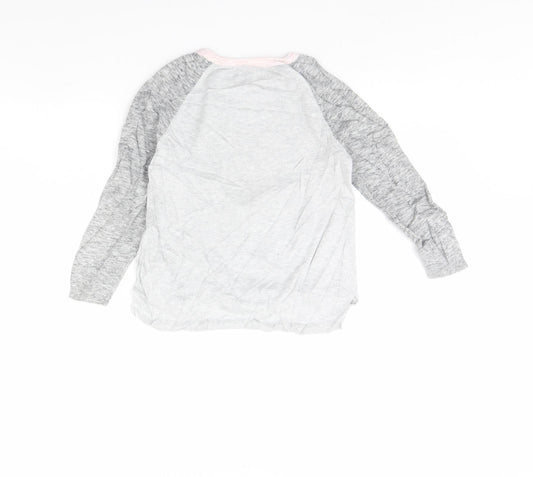 Gap Girls Grey Pullover Jumper Size S - Daisy duck