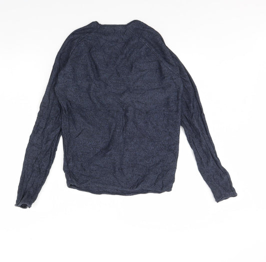 Cedar Wood State Mens Blue Pullover Jumper Size XS