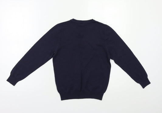 George Boys Blue Pullover Jumper Size 7-8 Years