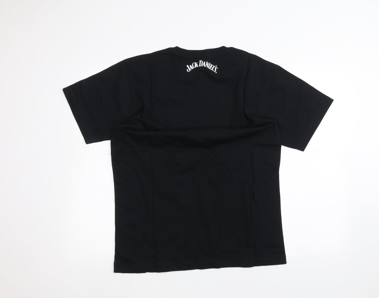 Jack Daniels Mens Black    T-Shirt Size M