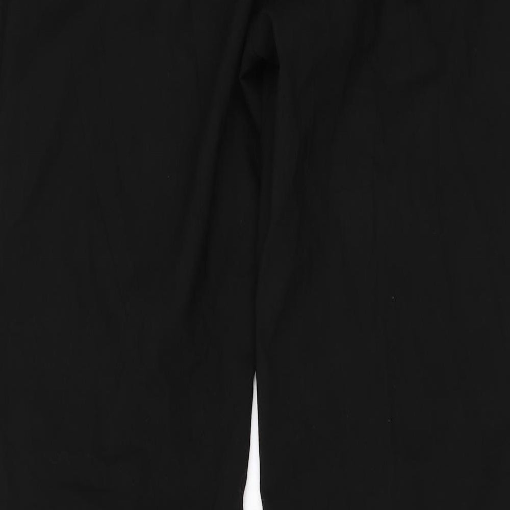 AMARANTO Womens Black Dress Pants Trousers Size 12 L30 in