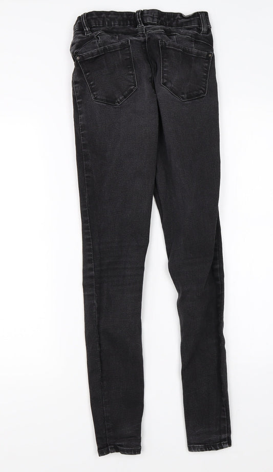 Denim Co Womens Black Denim Skinny Jeans Size 10 L28 in