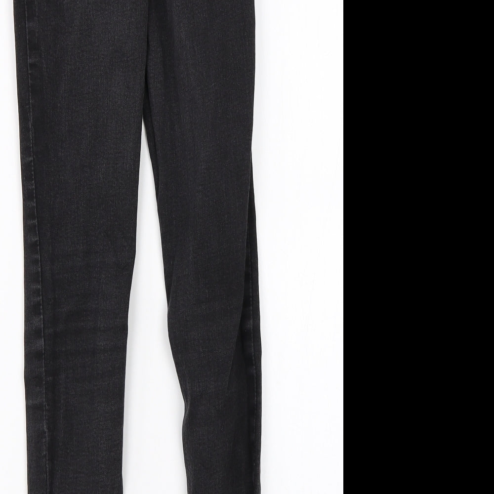 Denim Co Womens Black Denim Skinny Jeans Size 10 L28 in