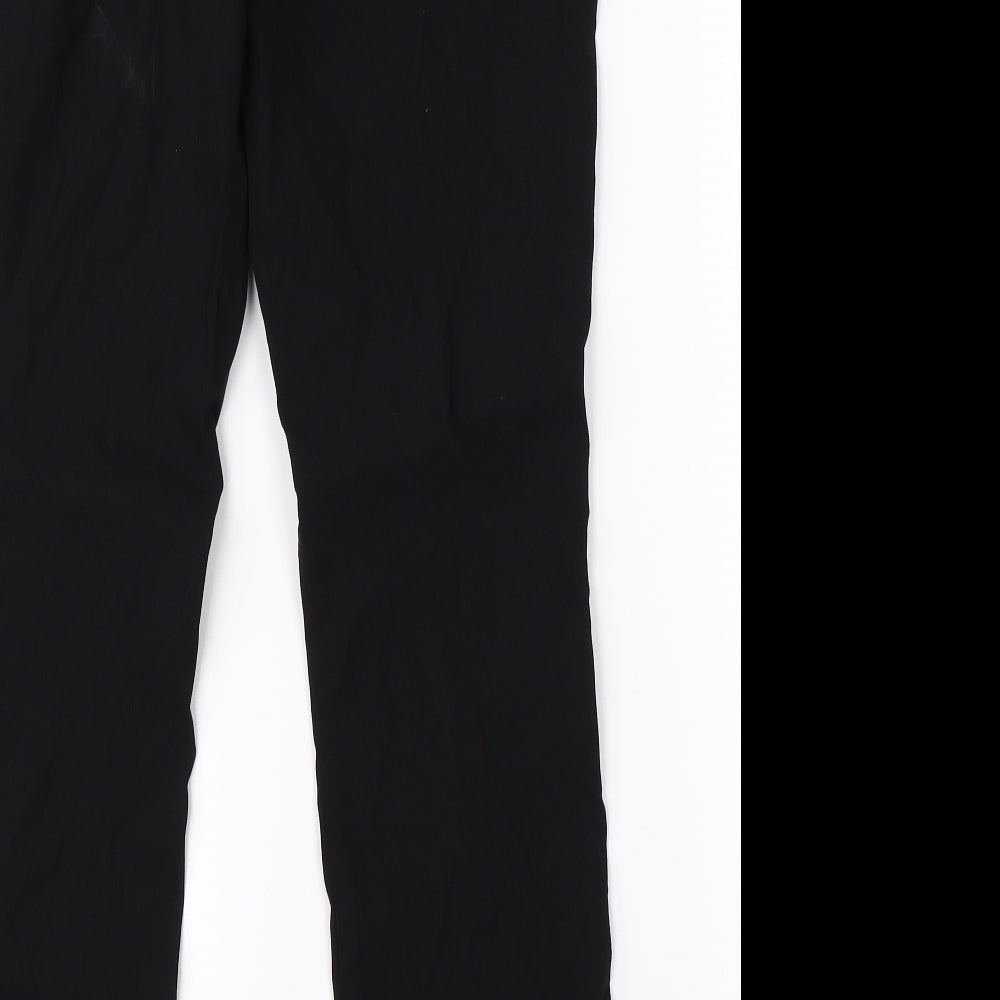 Casual Club Womens Black Dress Pants Trousers Size 12 L28 in