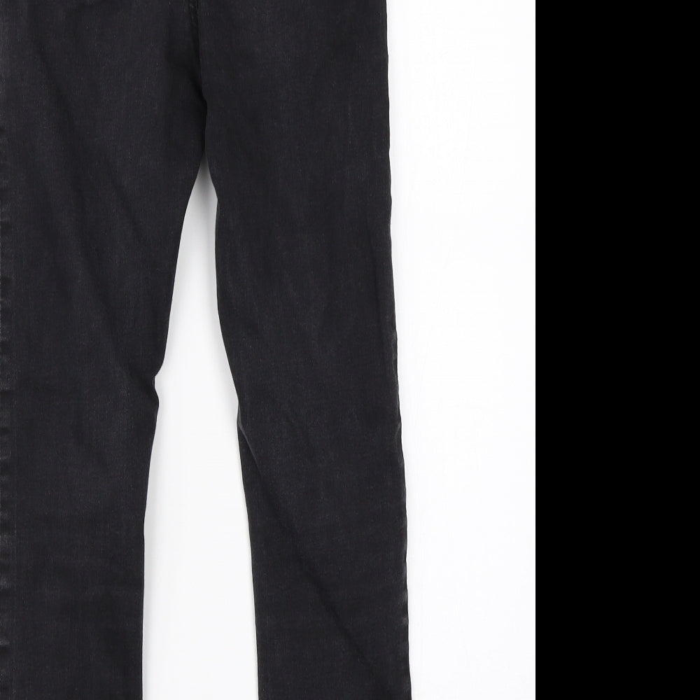 Denim Co Womens Black Denim Skinny Jeans Size 10 L25 in