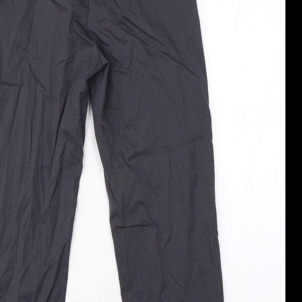 Sisley Womens Grey Argyle/Diamond Dress Pants Trousers Size 6 L21 in