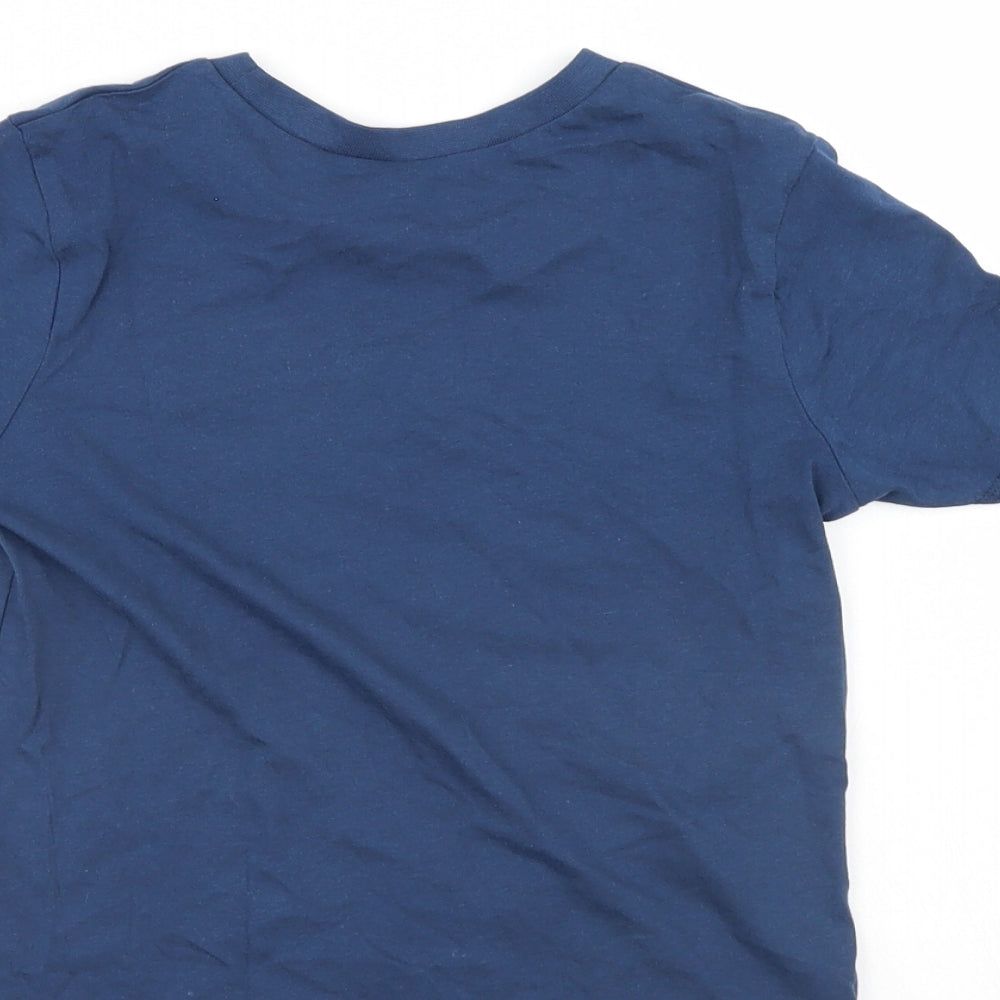 George Boys Blue Basic T-Shirt Size 7-8 Years