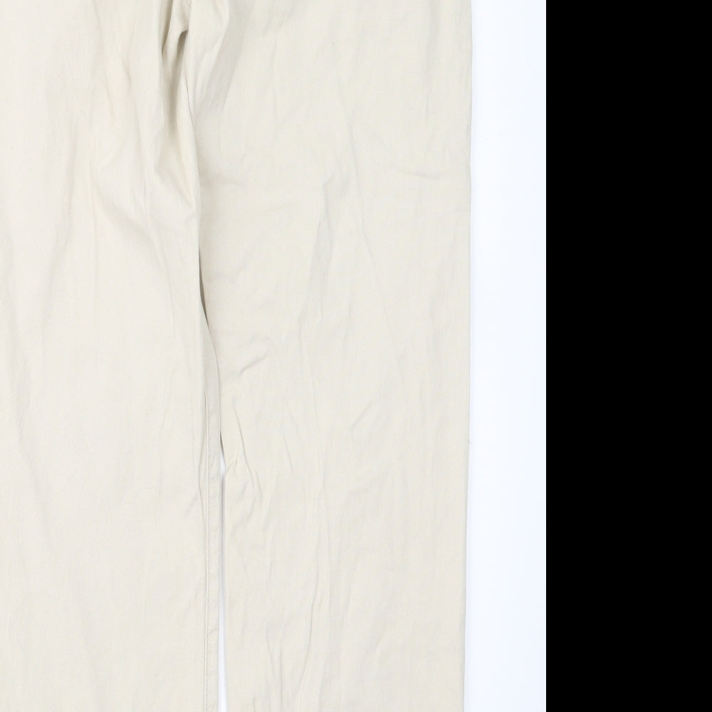 Sunbird Womens Beige Trousers Size 32 in L28 in