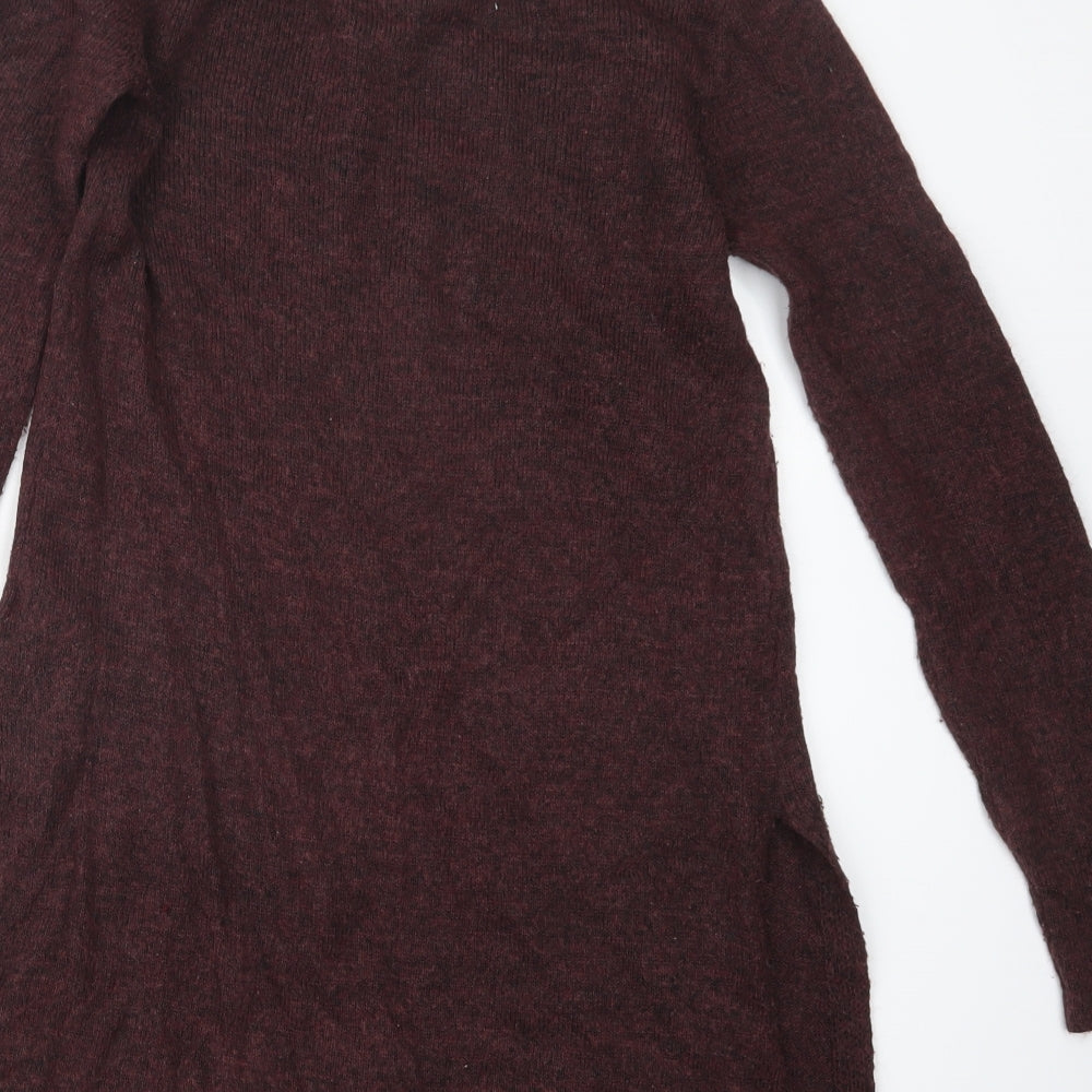 H&M Womens Purple Knit Pullover Jumper Size XS
