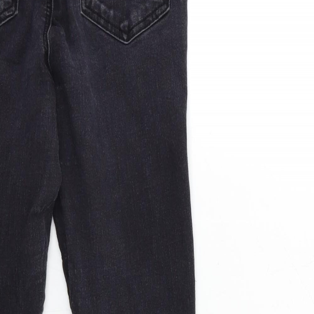 Topshop Womens Black Denim Skinny Jeans Size 28 in L30 in
