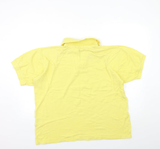 antartex Mens Yellow Polo Size M