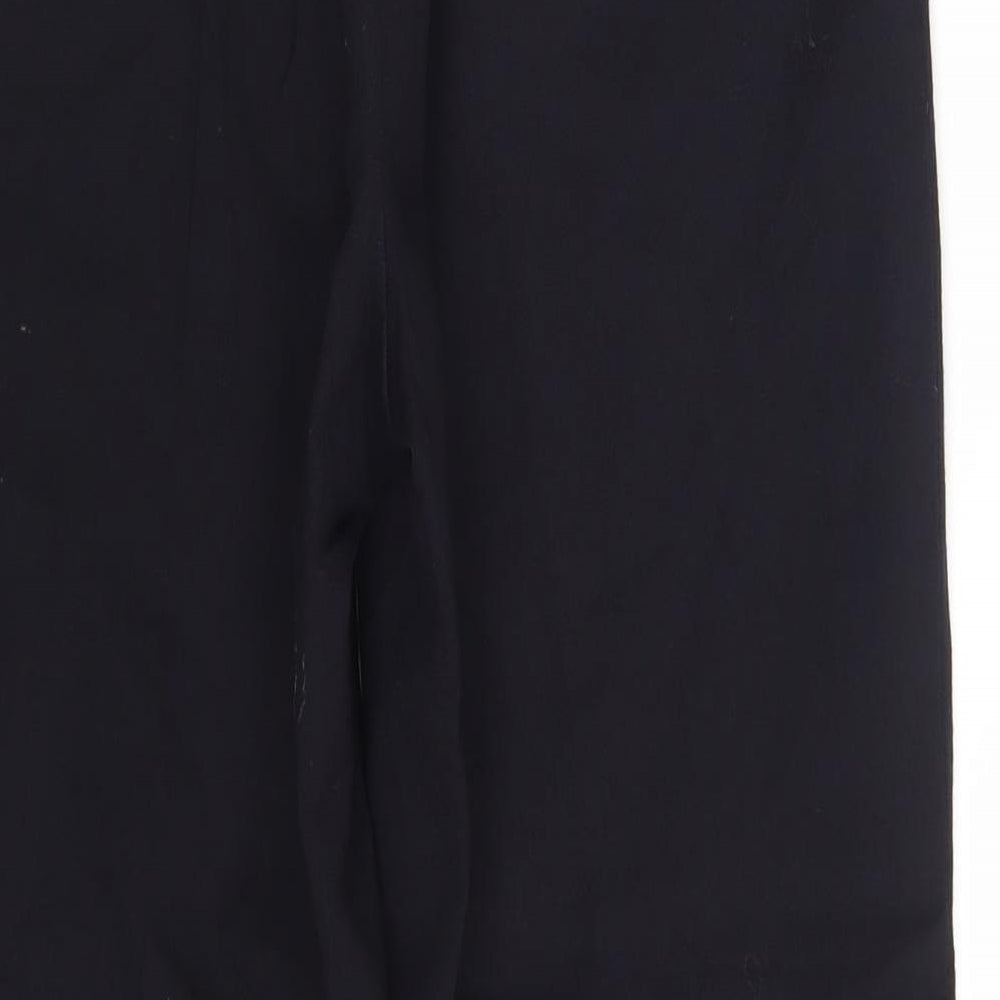 GARDEUR Womens Black Chino Trousers Size 12 L25 in