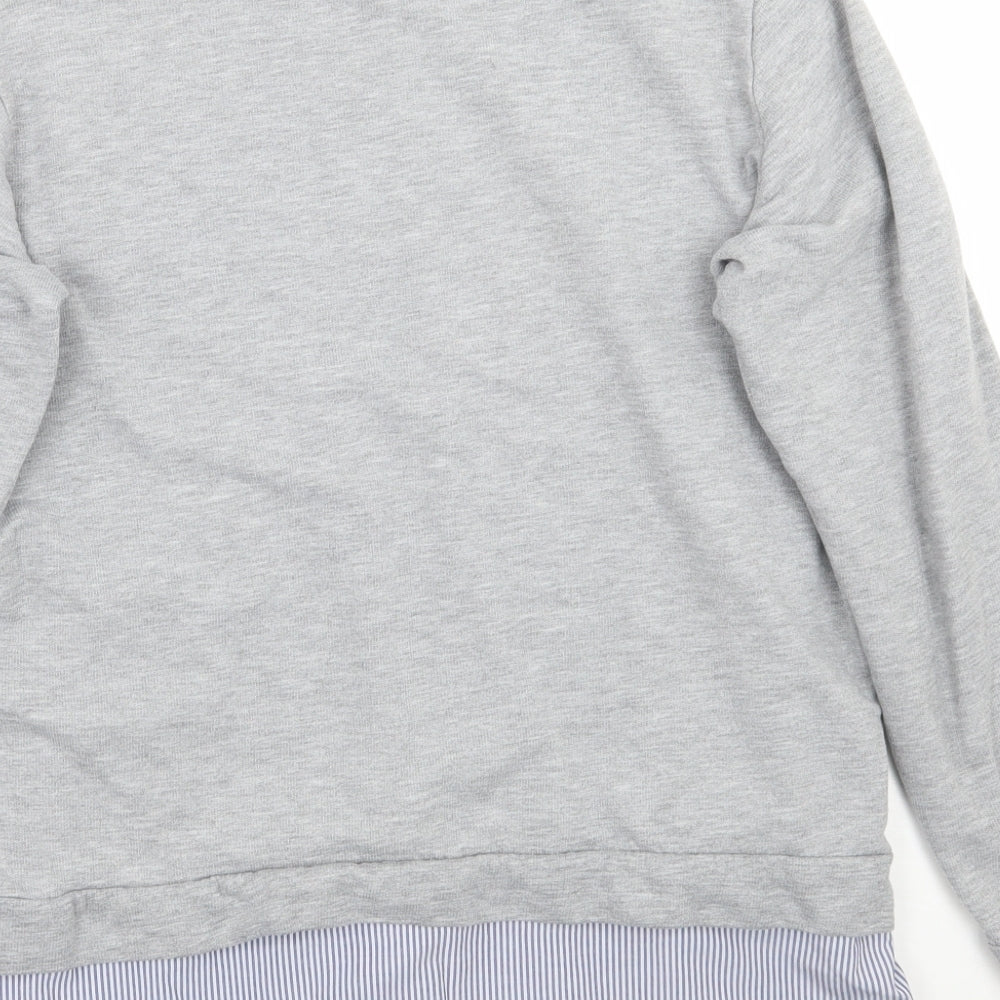 Dorothy Perkins Womens Grey Pullover Jumper Size 14
