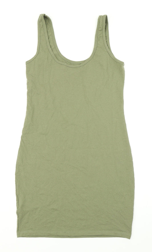 Brave Soul Womens Green Bodycon Size S