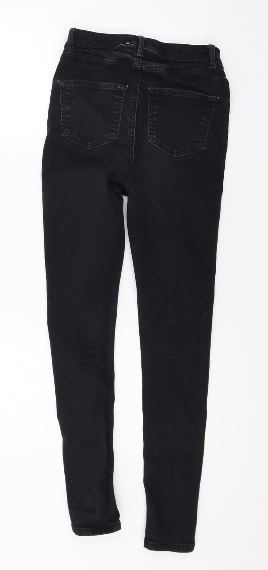 Very Womens Black Denim Skinny Jeans Size 6 L25 in