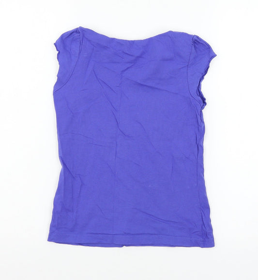 George Boys Blue Jersey Basic T-Shirt Size 10-11 Years