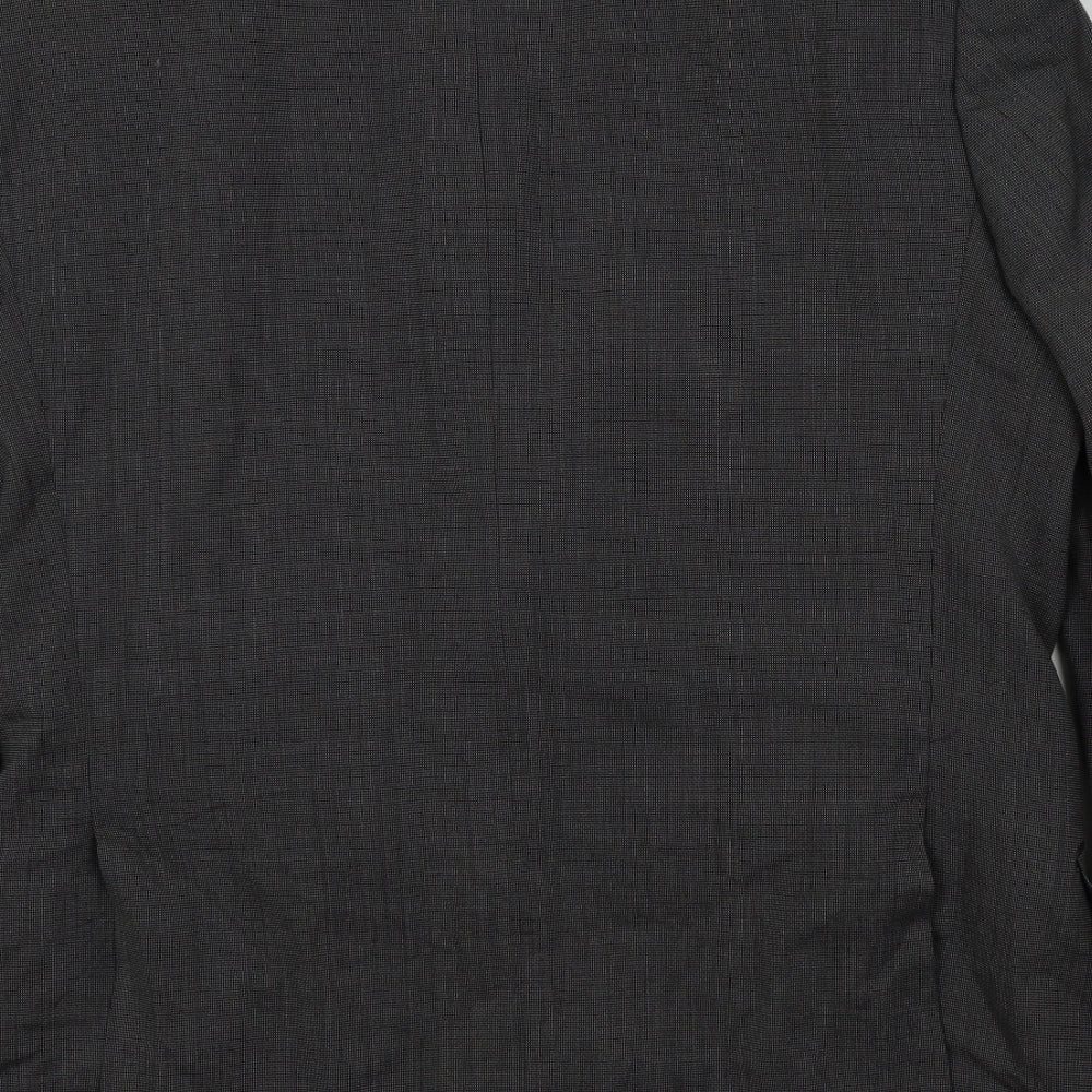 M&S Mens Grey Jacket Suit Jacket Size 42