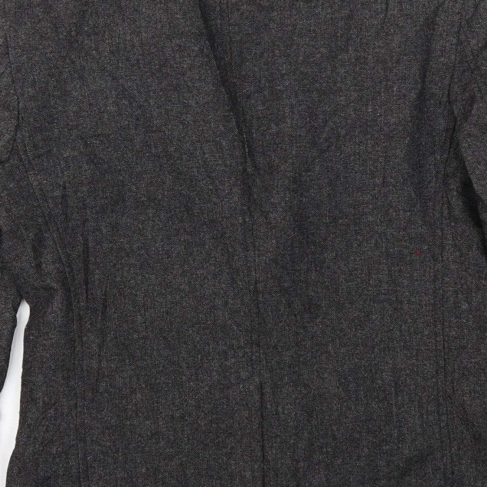 Burton menswear Mens Grey Jacket Blazer Size S