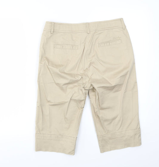 DAILY Womens Beige Capri Trousers Size 32 in